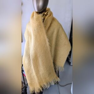 Vintage Glentana 1960s  Mohair/Wool Scarf Made in Scotland 🏴󠁧󠁢󠁳󠁣󠁴󠁿